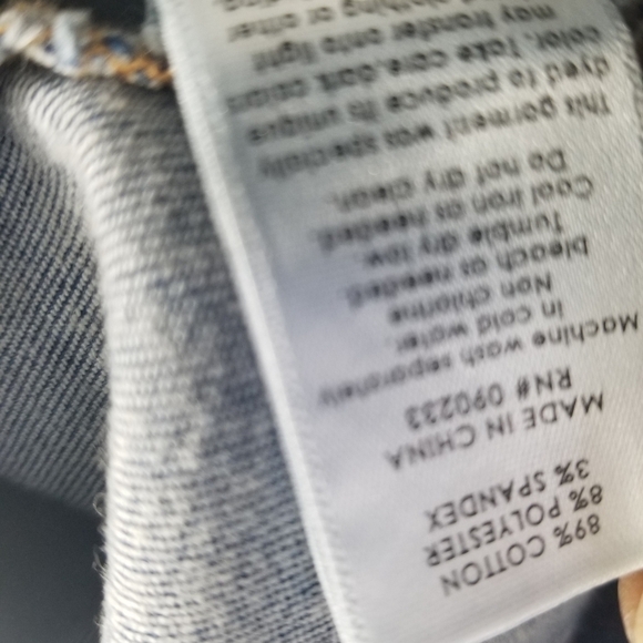 Pacsun Distressed Skinny Jeans Sz 26 - Picture 6 of 8